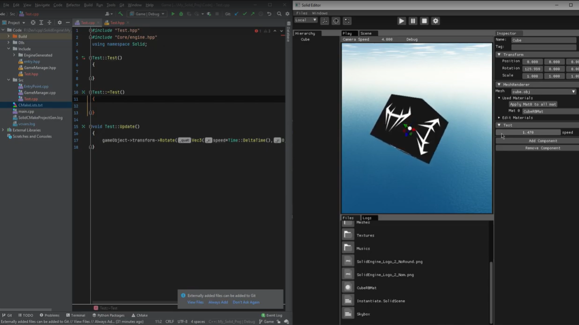 Scripting c++